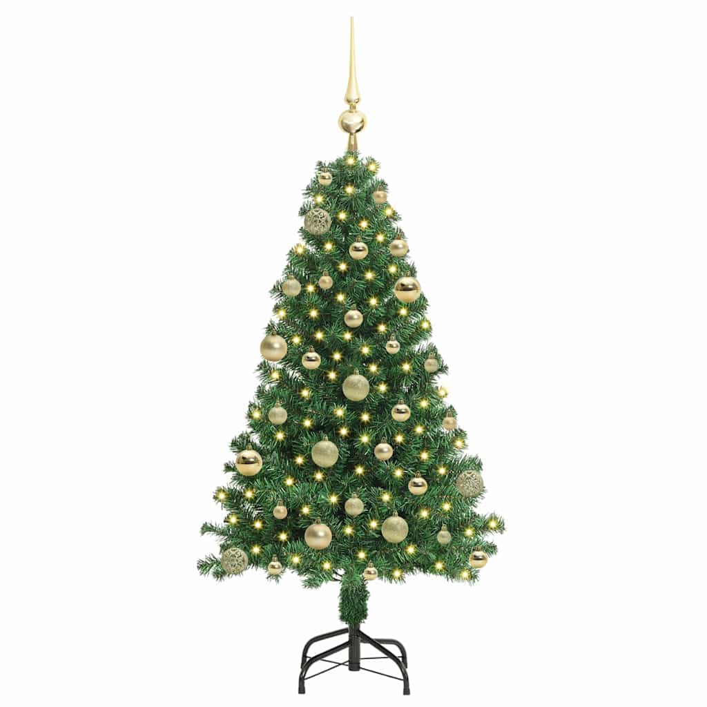 Sapin de Noël artificiel Vert 120 cm PVC, Acier et Plastique - XIOS