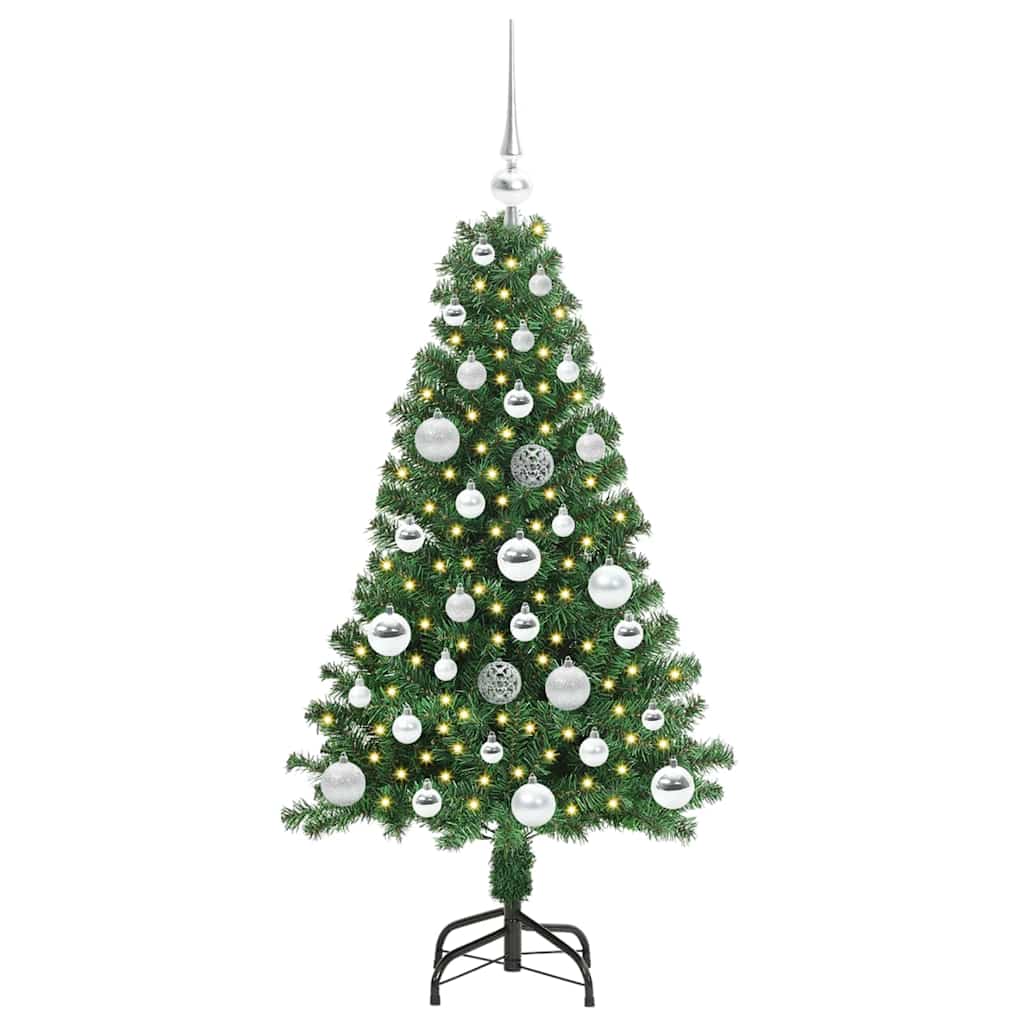 Sapin de Noël artificiel Vert 120 cm PVC, Acier et Plastique - XIOS