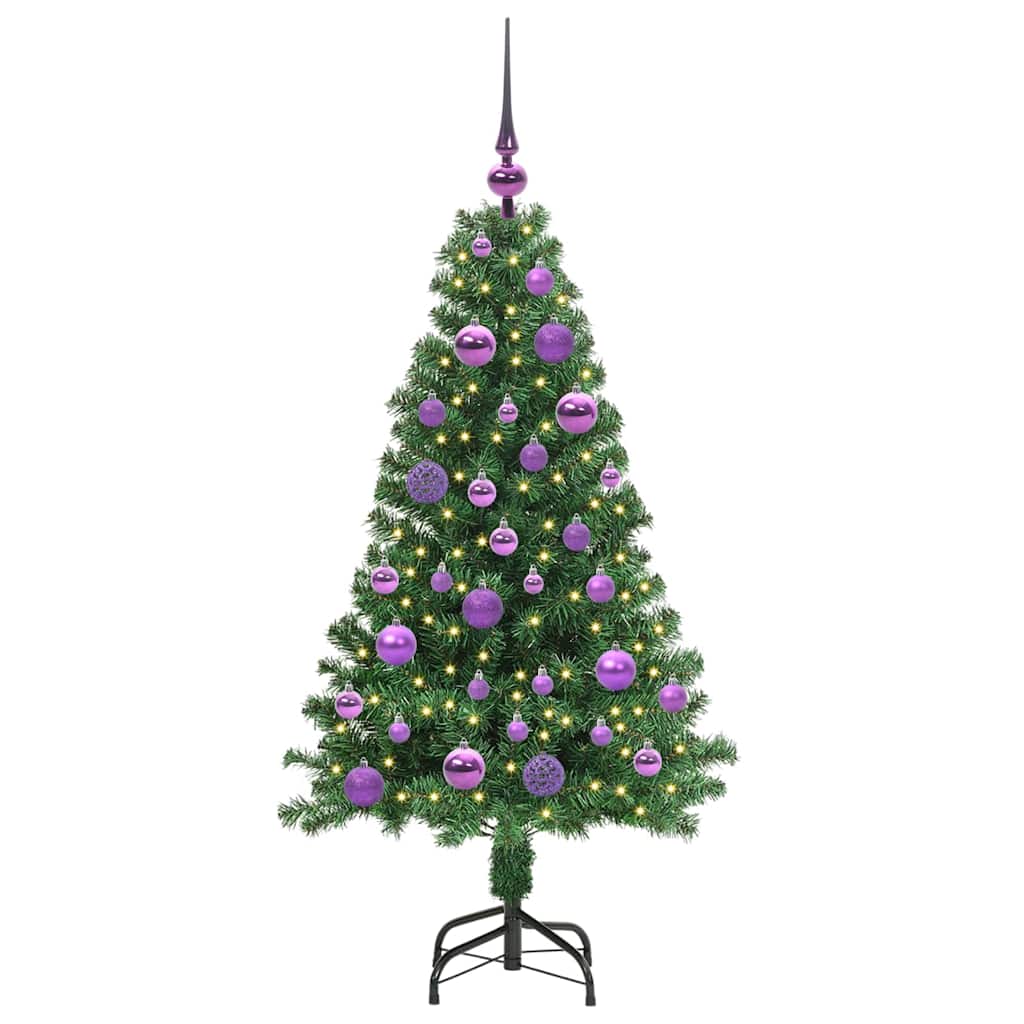 Sapin de Noël artificiel Vert 120 cm PVC, Acier et Plastique - XIOS