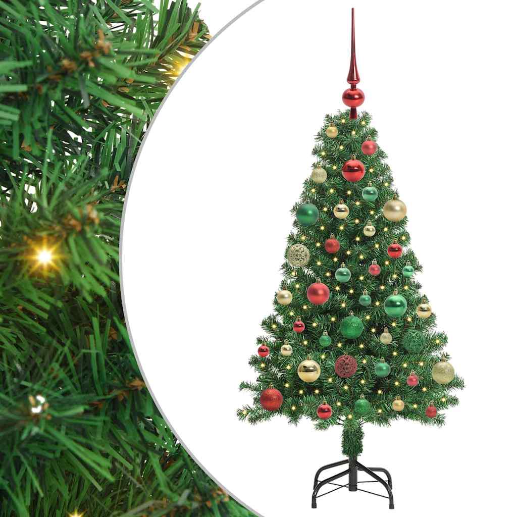 Sapin de Noël artificiel Vert 120 cm PVC, Acier et Plastique - XIOS
