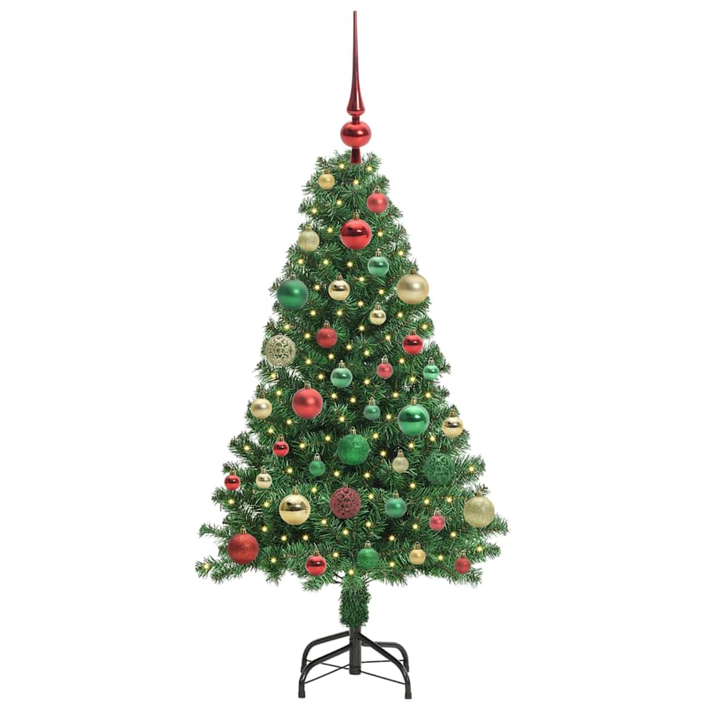Sapin de Noël artificiel Vert 120 cm PVC, Acier et Plastique - XIOS