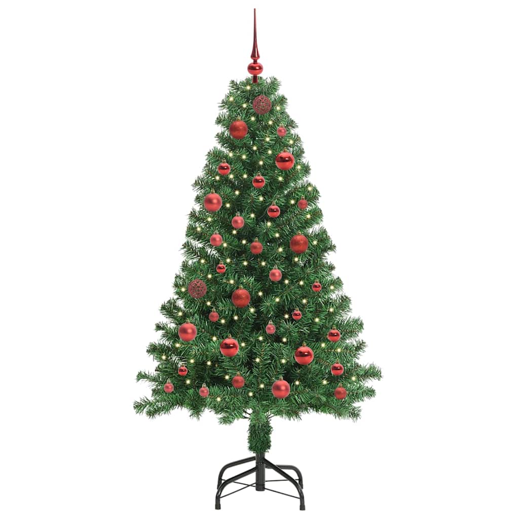 Sapin de Noël artificiel Vert 150 cm PVC, Acier et Plastique - XIOS