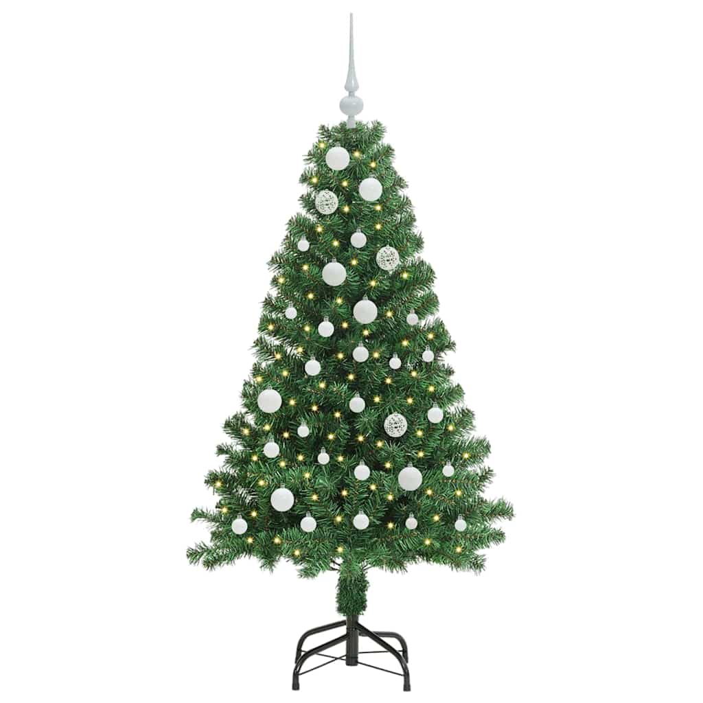 Sapin de Noël artificiel Vert 150 cm PVC, Acier et Plastique - XIOS