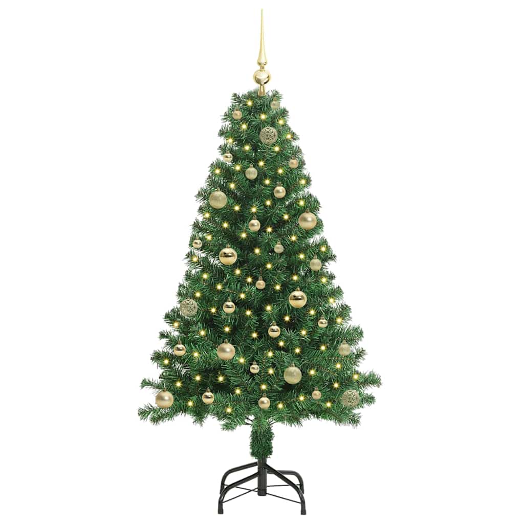 Sapin de Noël artificiel Vert 150 cm PVC, Acier et Plastique - XIOS