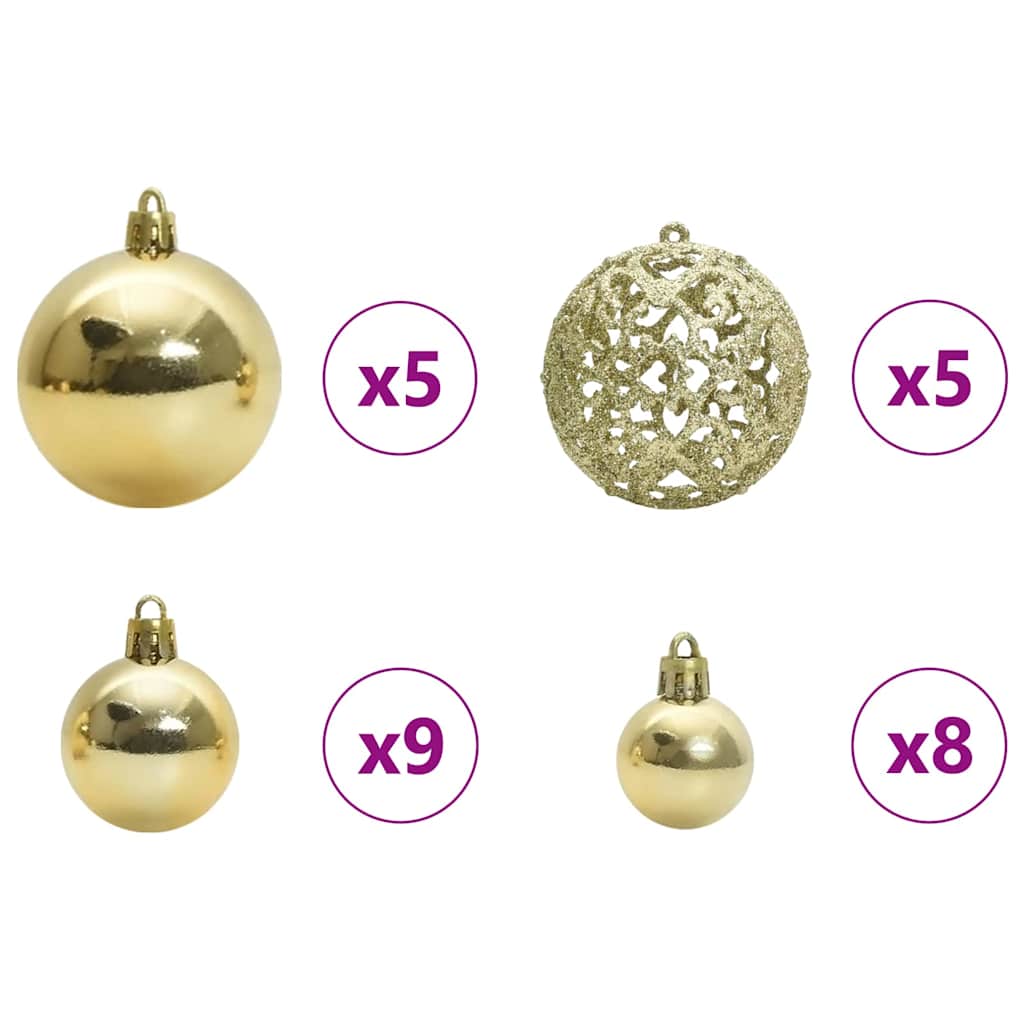 Sapin de Noël artificiel Vert 150 cm PVC, Acier et Plastique - XIOS
