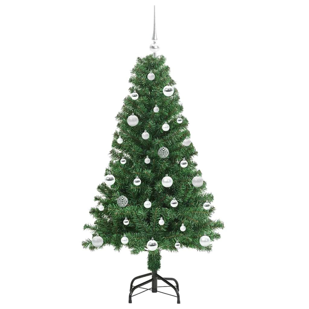 Sapin de Noël artificiel Vert 150 cm PVC, Acier et Plastique - XIOS