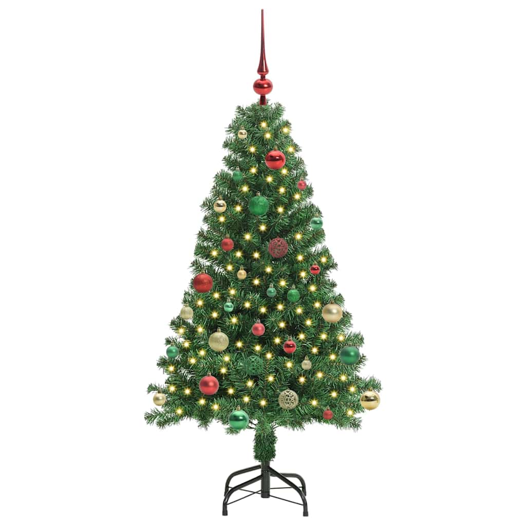 Sapin de Noël artificiel Vert 150 cm PVC, Acier et Plastique - XIOS