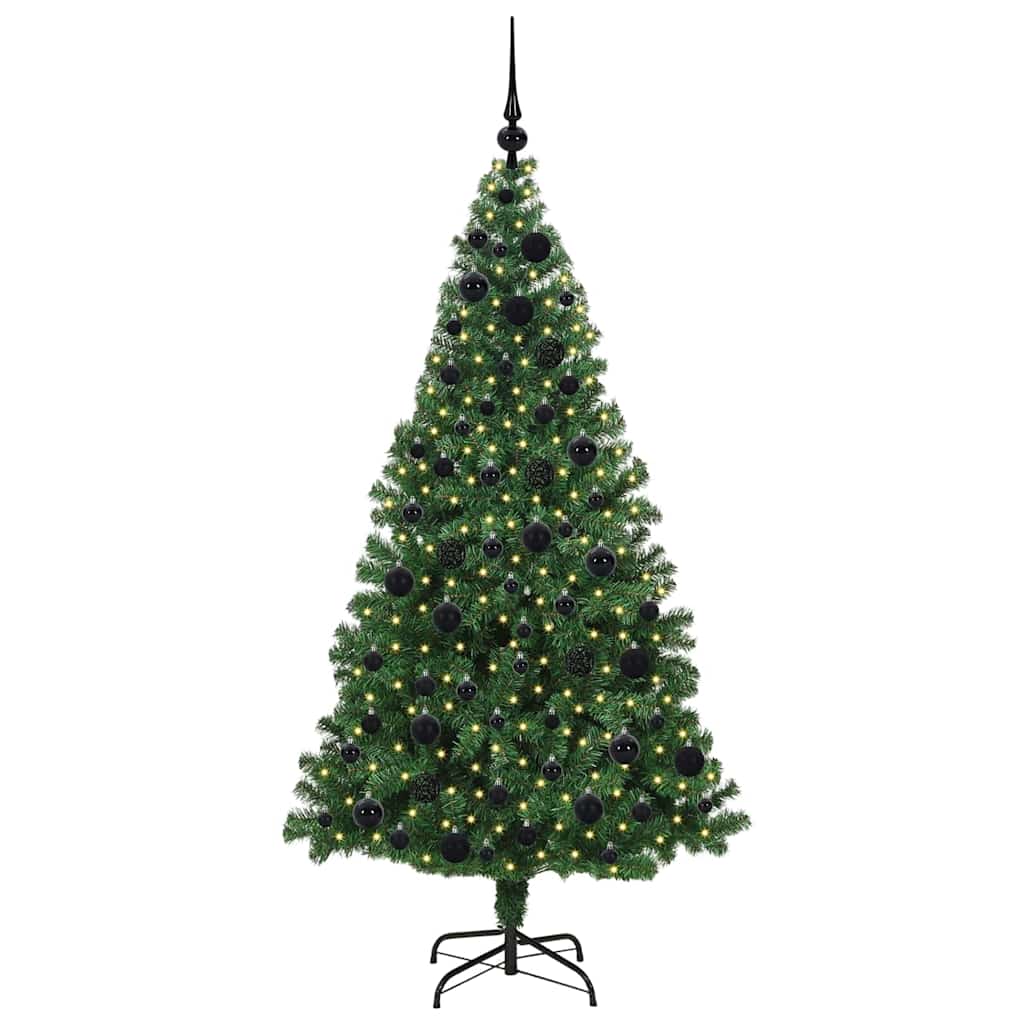 Sapin de Noël artificiel Vert 180 cm PVC, Acier et Plastique - XIOS