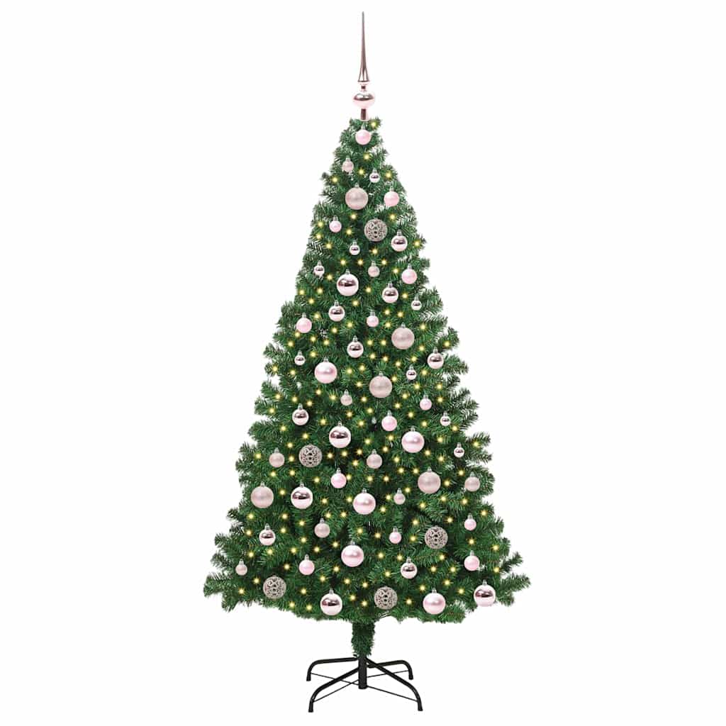 Sapin de Noël artificiel Vert 180 cm PVC, Acier et Plastique - XIOS