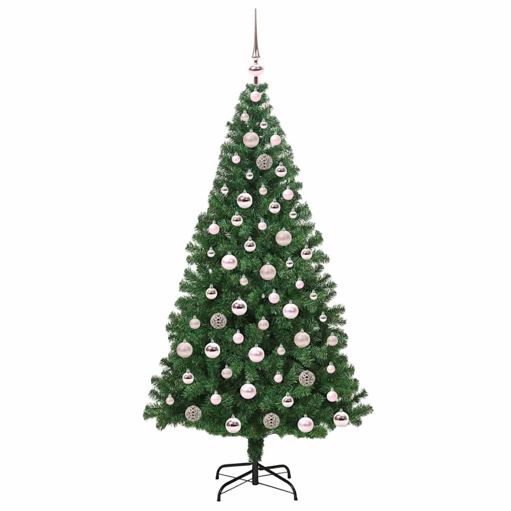 Sapin de Noël artificiel Vert 180 cm PVC, Acier et Plastique - XIOS
