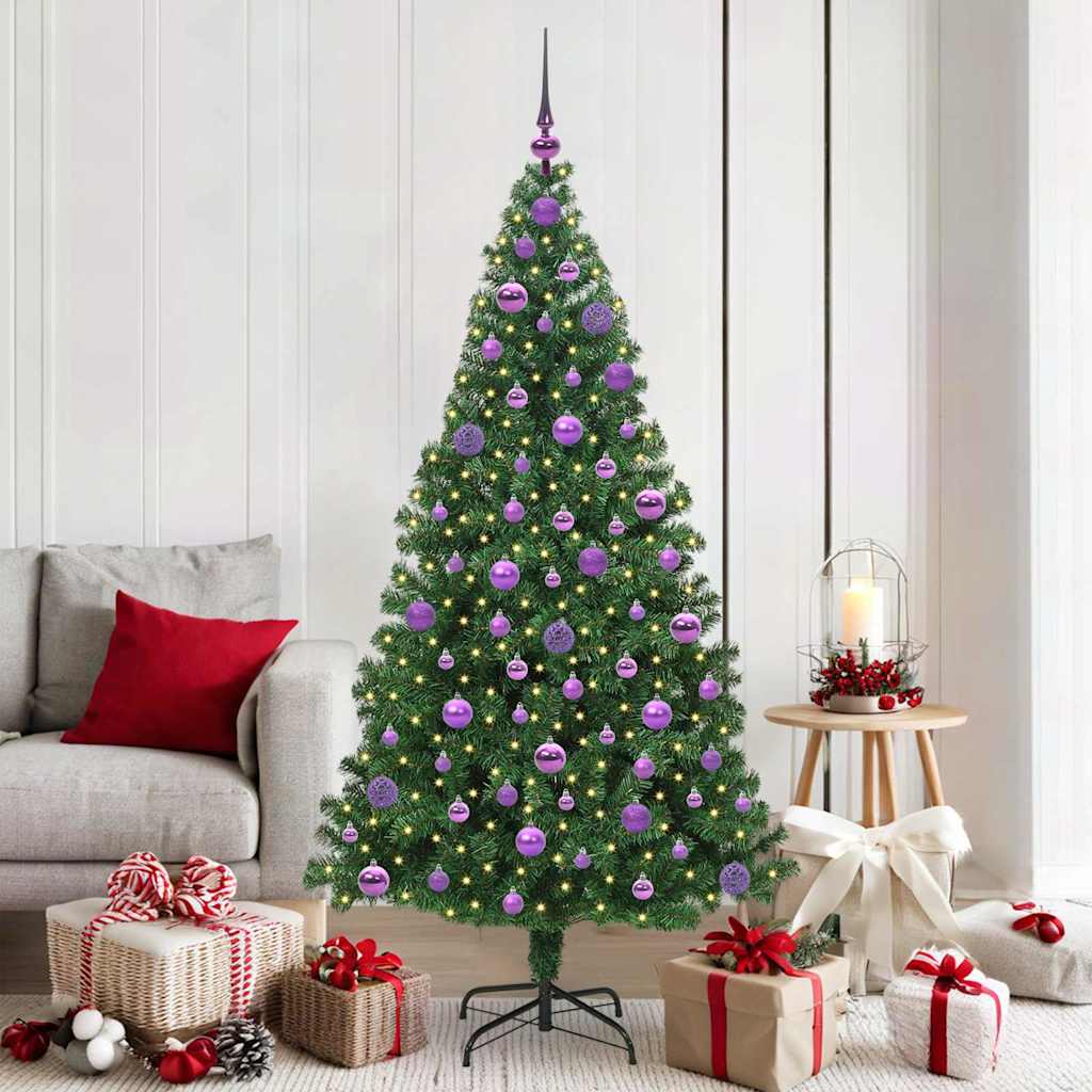 Sapin de Noël artificiel Vert 180 cm PVC, Acier et Plastique - XIOS