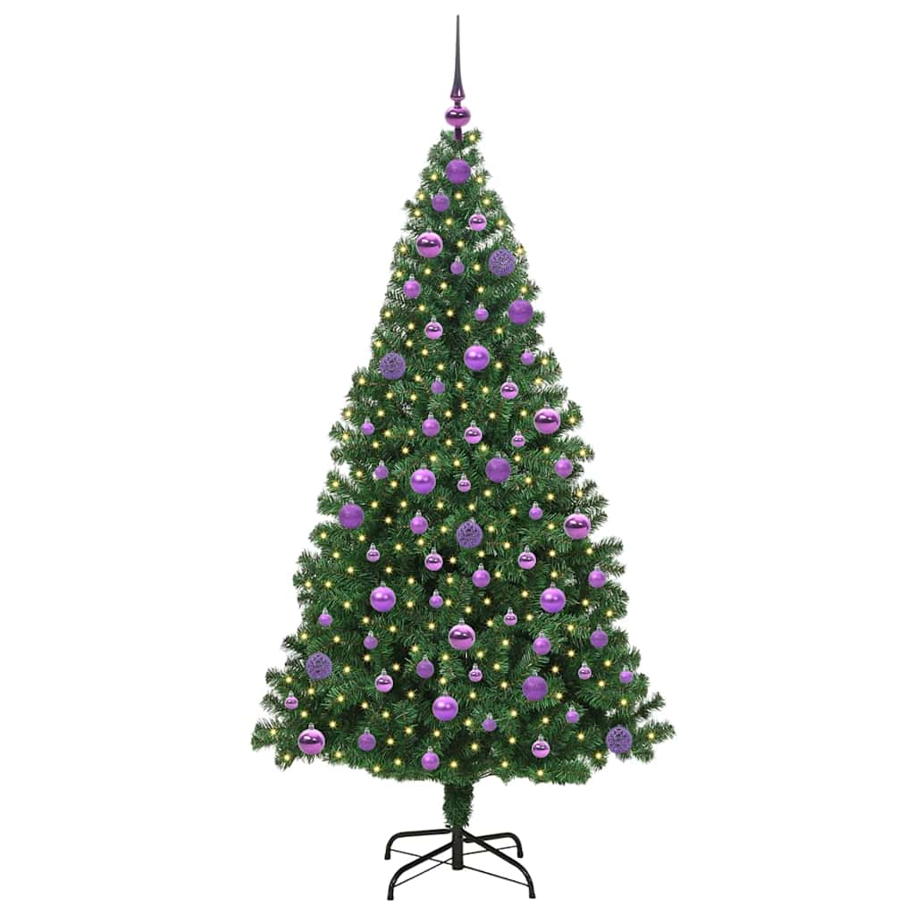 Sapin de Noël artificiel Vert 180 cm PVC, Acier et Plastique - XIOS