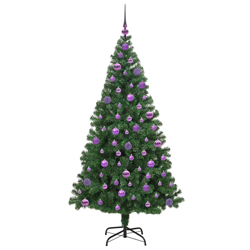 Sapin de Noël artificiel Vert 180 cm PVC, Acier et Plastique - XIOS