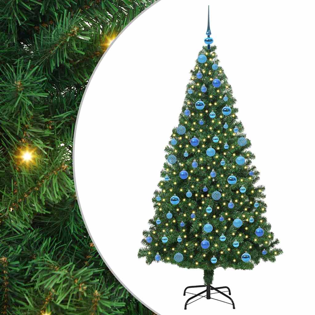 Sapin de Noël artificiel Vert 180 cm PVC, Acier et Plastique - XIOS