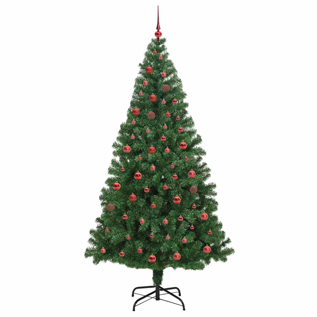 Sapin de Noël artificiel Vert 210 cm PVC, Acier et Plastique - XIOS