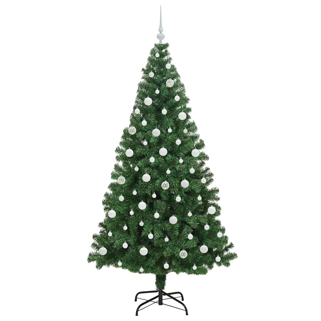 Sapin de Noël artificiel Vert 210 cm PVC, Acier et Plastique