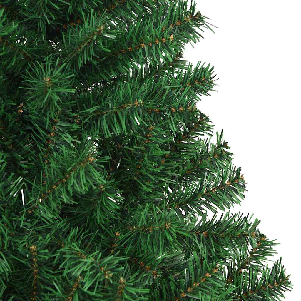 Sapin de Noël artificiel Vert 210 cm PVC, Acier et Plastique