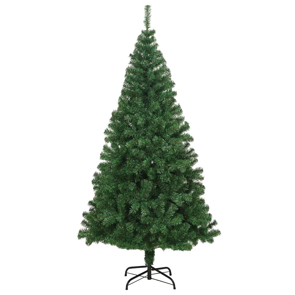 Sapin de Noël artificiel Vert 210 cm PVC, Acier et Plastique