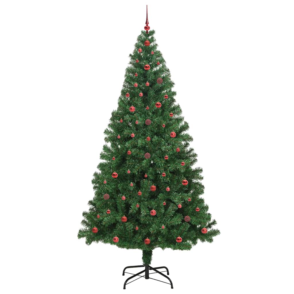 Sapin de Noël artificiel Vert 240 cm PVC, Acier et Plastique - XIOS