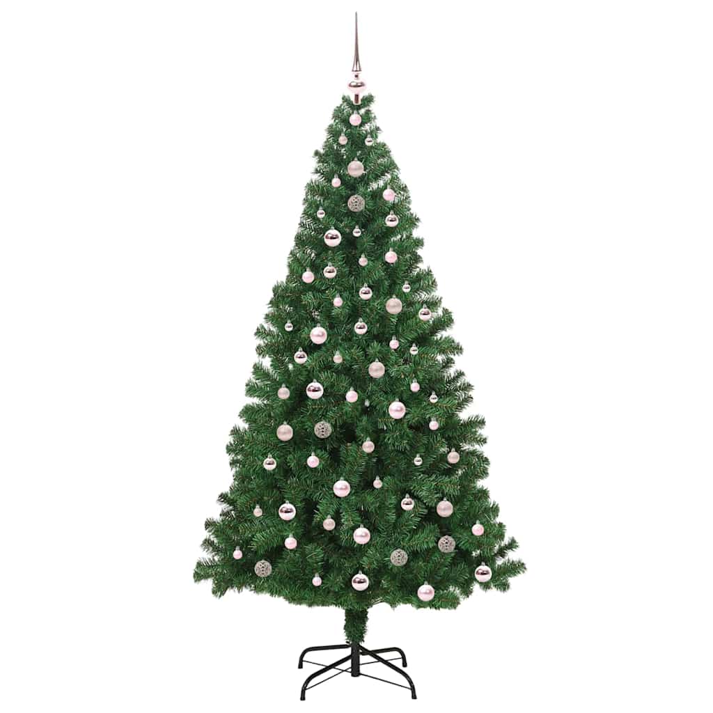 Sapin de Noël artificiel Vert 240 cm PVC, Acier et Plastique - XIOS
