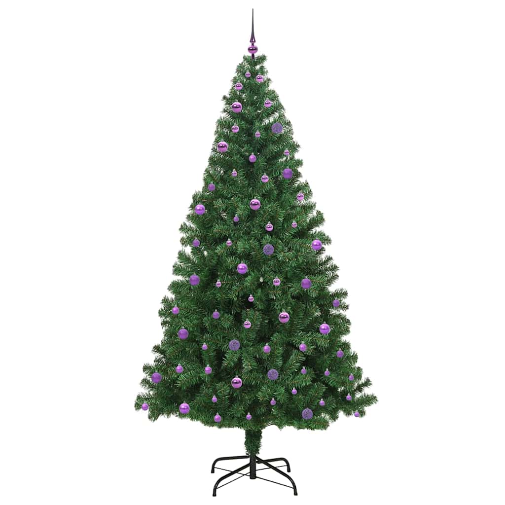 Sapin de Noël artificiel Vert 240 cm PVC, Acier et Plastique - XIOS