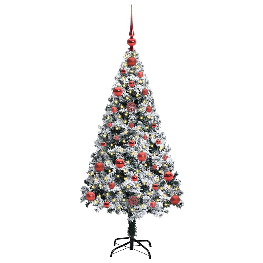 Sapin de Noël artificiel Vert 120 cm PVC, Acier et Plastique - XIOS