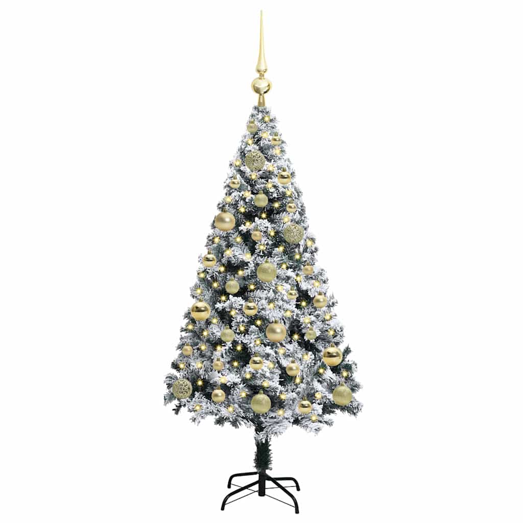 Sapin de Noël artificiel Vert 120 cm PVC, Acier et Plastique - XIOS