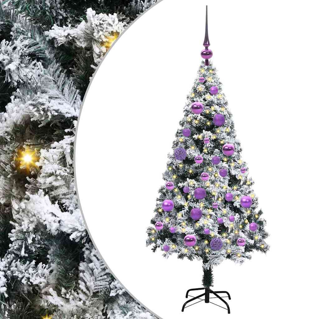 Sapin de Noël artificiel Vert 120 cm PVC, Acier et Plastique - XIOS