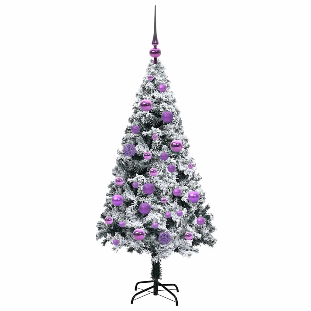 Sapin de Noël artificiel Vert 120 cm PVC, Acier et Plastique - XIOS