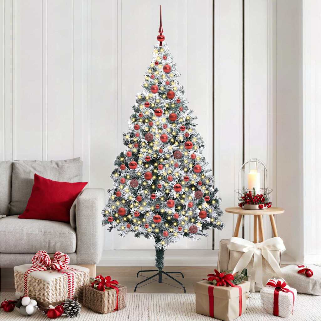 Sapin de Noël artificiel Vert 180 cm PVC, Acier et Plastique - XIOS