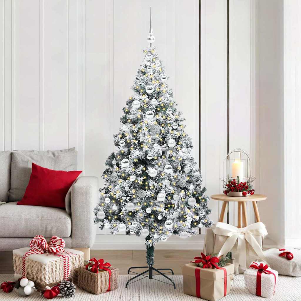 Sapin de Noël artificiel Vert 180 cm PVC, Acier et Plastique - XIOS