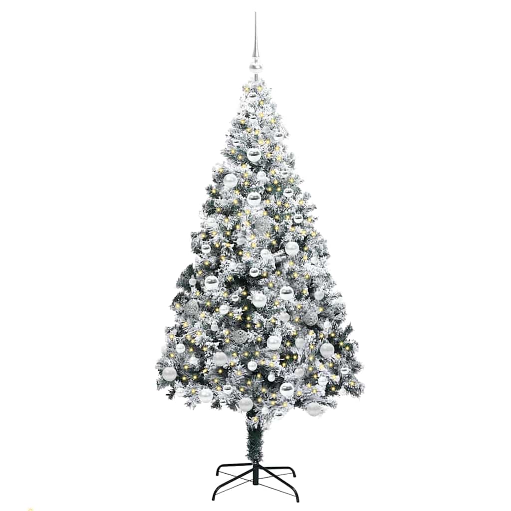 Sapin de Noël artificiel Vert 180 cm PVC, Acier et Plastique - XIOS