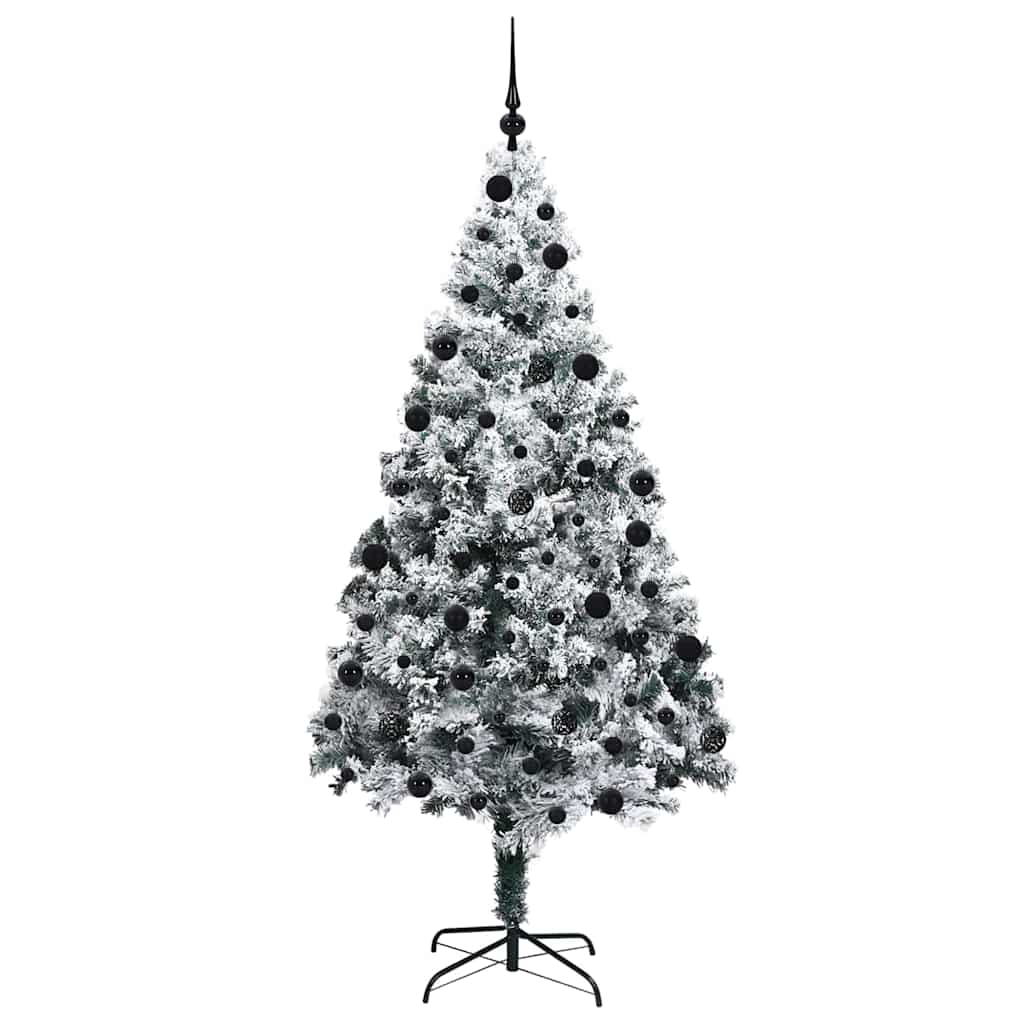 Sapin de Noël artificiel Blanc 210 cm PVC, Acier et Plastique - XIOS