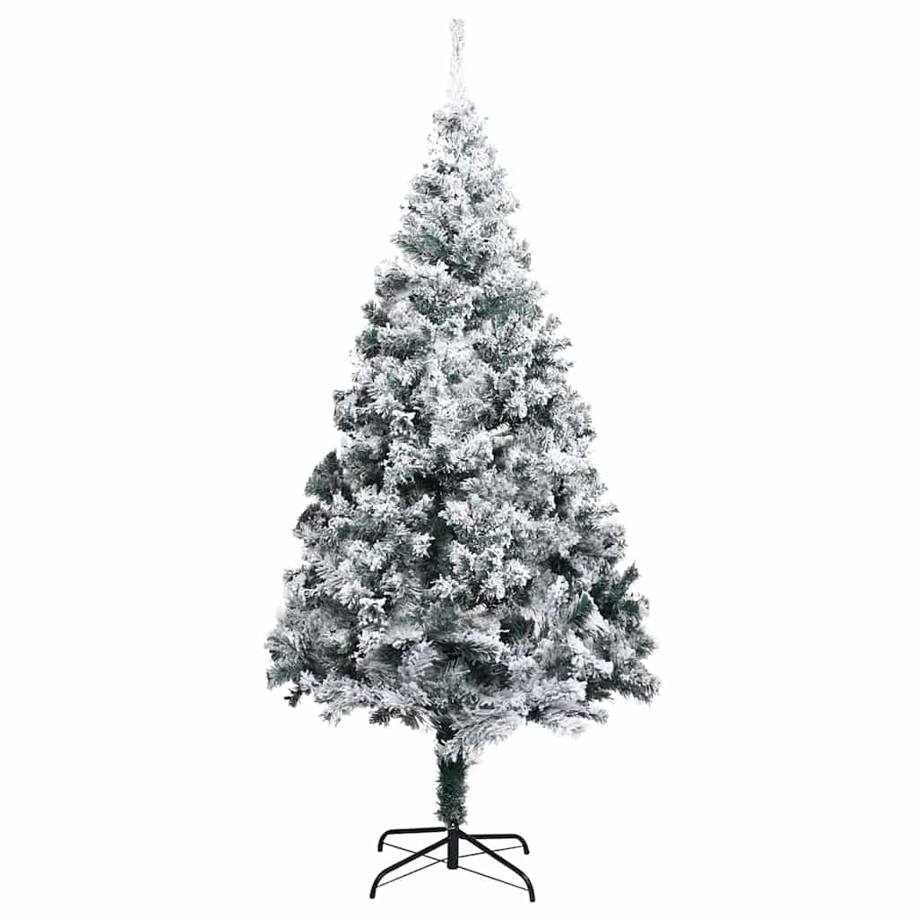 Sapin de Noël artificiel Blanc 210 cm PVC, Acier et Plastique - XIOS