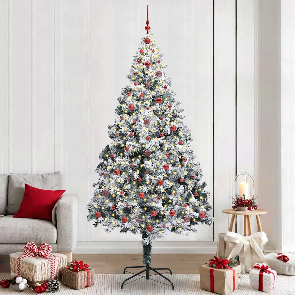 Sapin de Noël artificiel Vert 240 cm PVC, Acier et Plastique - XIOS