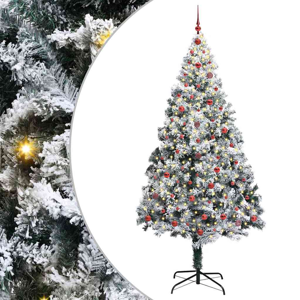 Sapin de Noël artificiel Vert 240 cm PVC, Acier et Plastique - XIOS