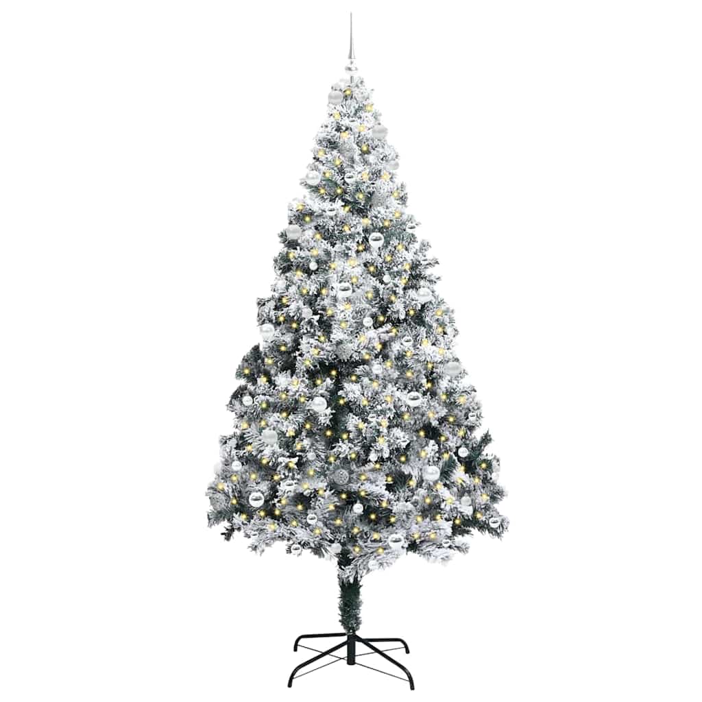 Sapin de Noël artificiel Vert 240 cm PVC, Acier et Plastique - XIOS