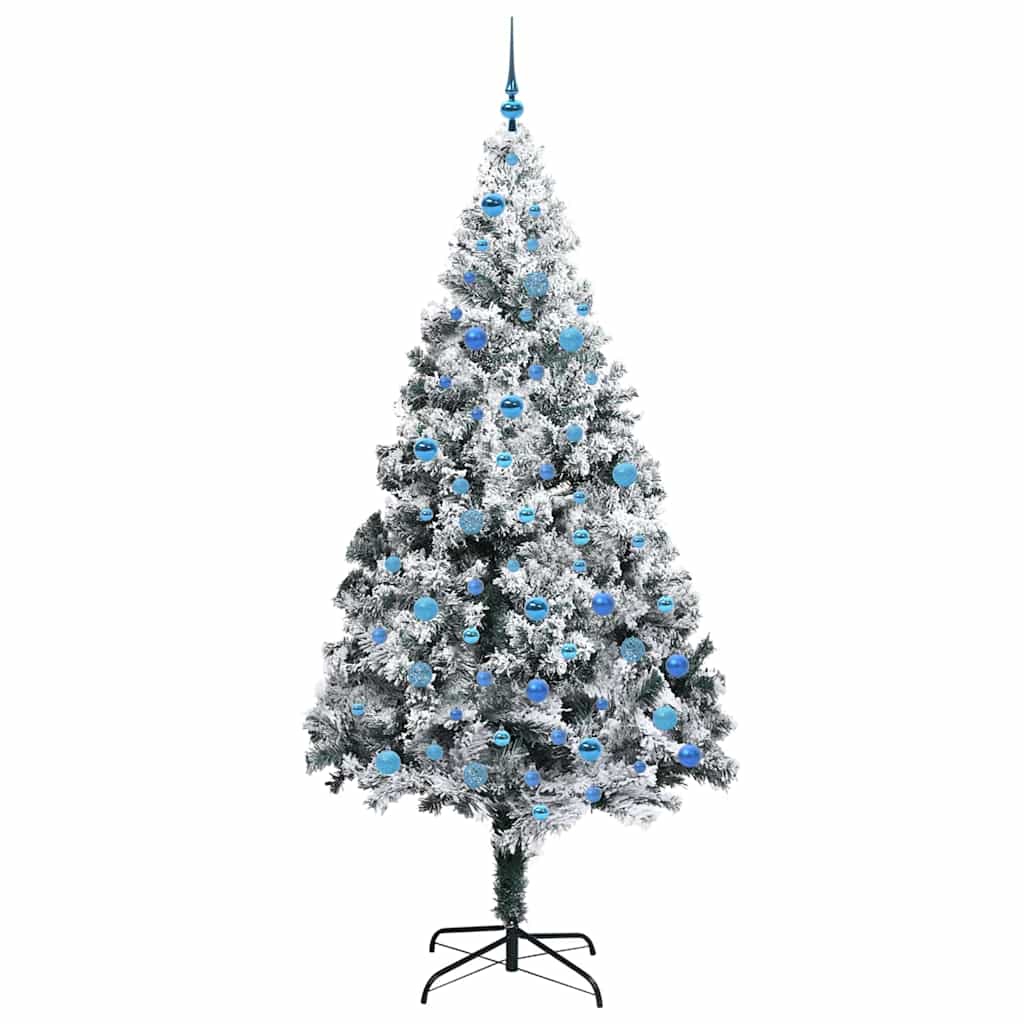 Sapin de Noël artificiel Blanc 240 cm PVC, Acier et Plastique - XIOS