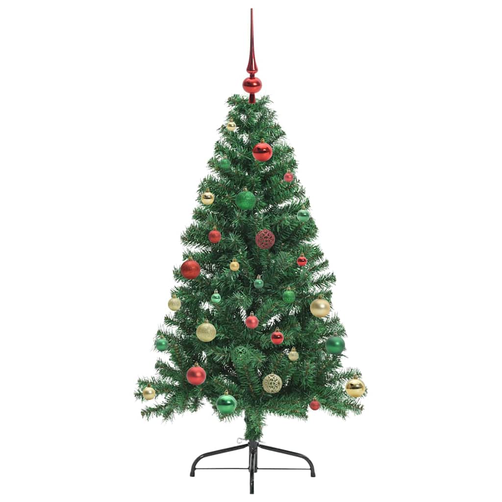 Sapin de Noël artificiel pré-éclairé Vert 150 cm PVC - XIOS