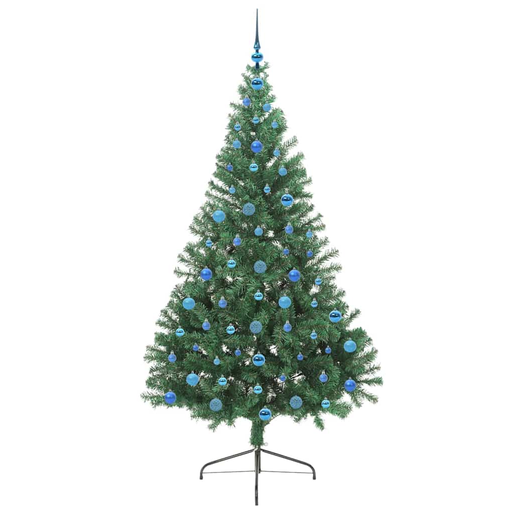 Sapin de Noël artificiel pré-éclairé Vert 210 cm PVC - XIOS