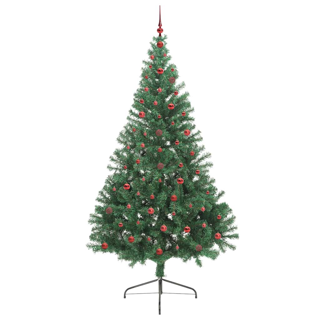 Sapin de Noël artificiel pré-éclairé Vert 240 cm PVC - XIOS
