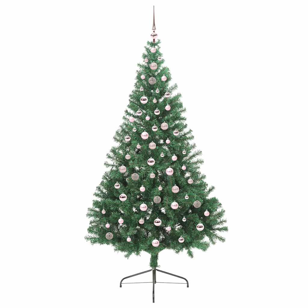 Sapin de Noël artificiel pré-éclairé Vert 240 cm PVC - XIOS