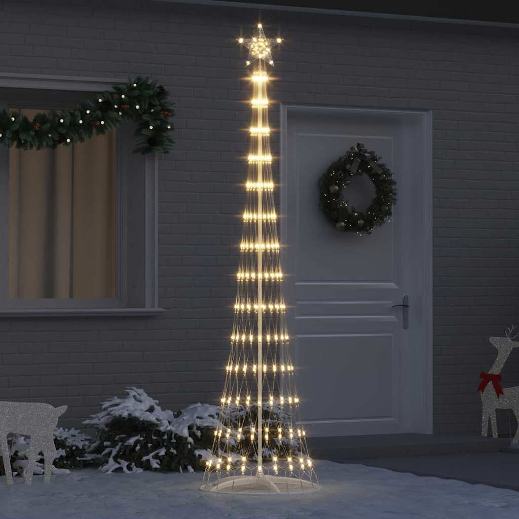 Arbre de Noël LED Blanc chaud 70 x 70 x 250 cm Métal - XIOS