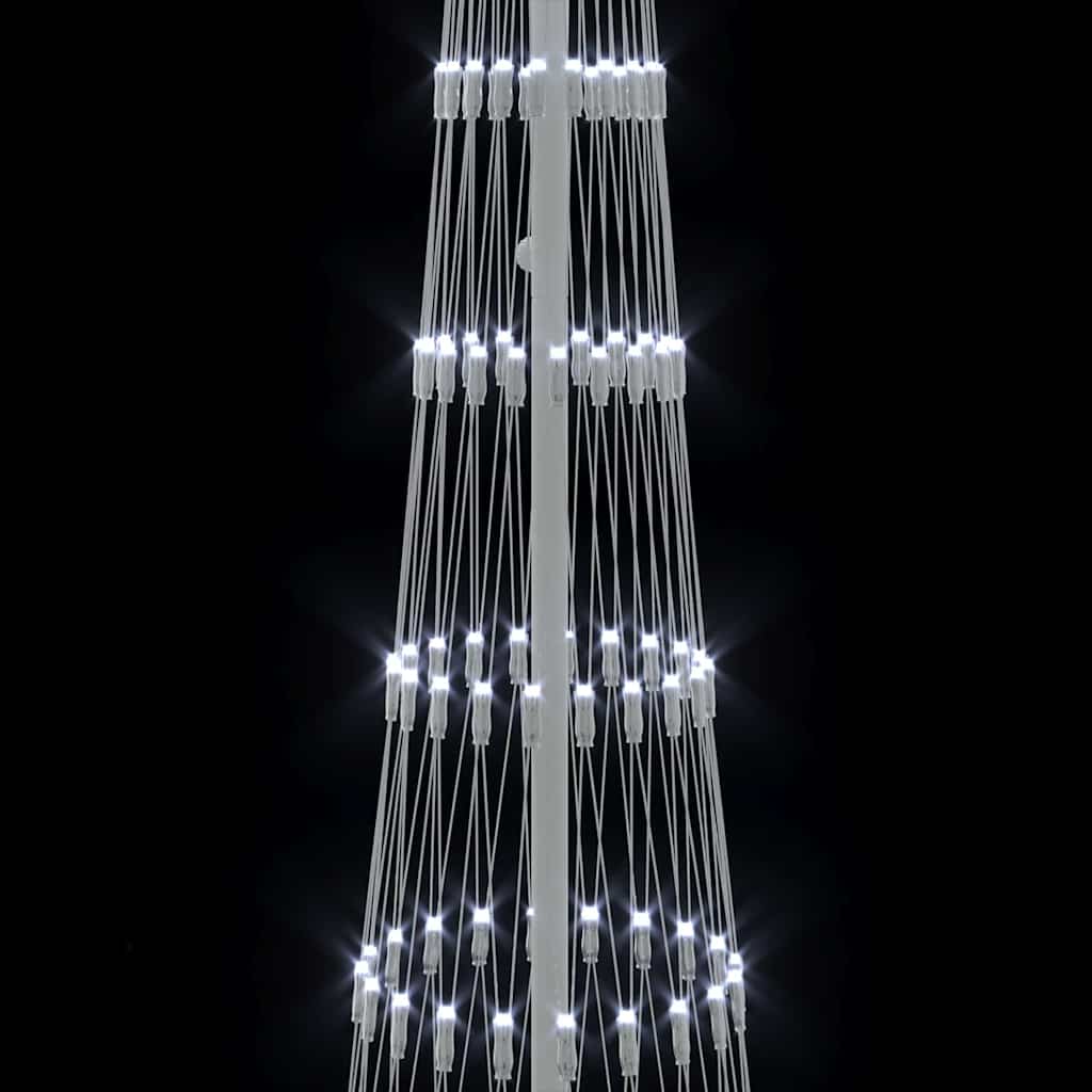 Arbre de Noël LED Blanc froid 70 x 70 x 250 cm Métal - XIOS
