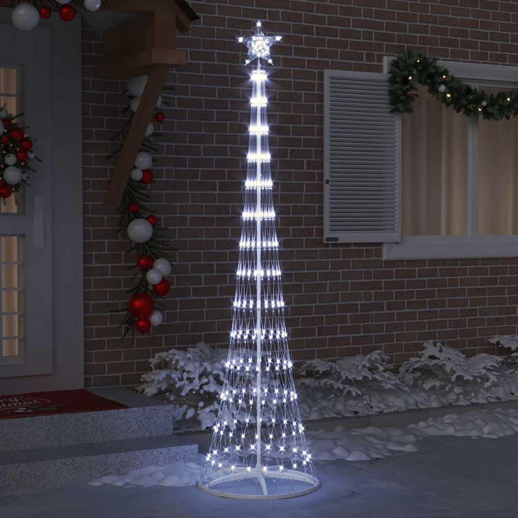 Arbre de Noël LED Blanc froid 70 x 70 x 250 cm Métal - XIOS