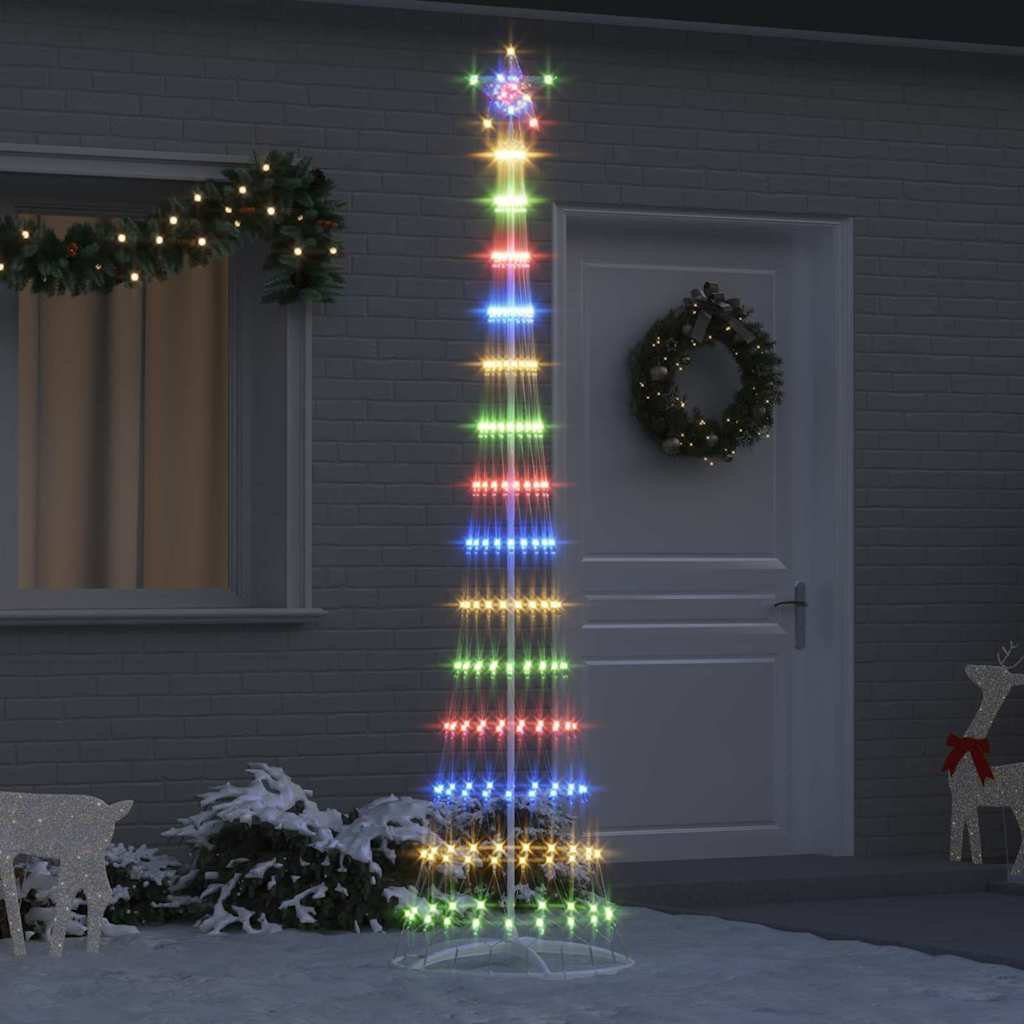 Arbre de Noël LED Multicolore 70 x 70 x 250 cm Métal - XIOS