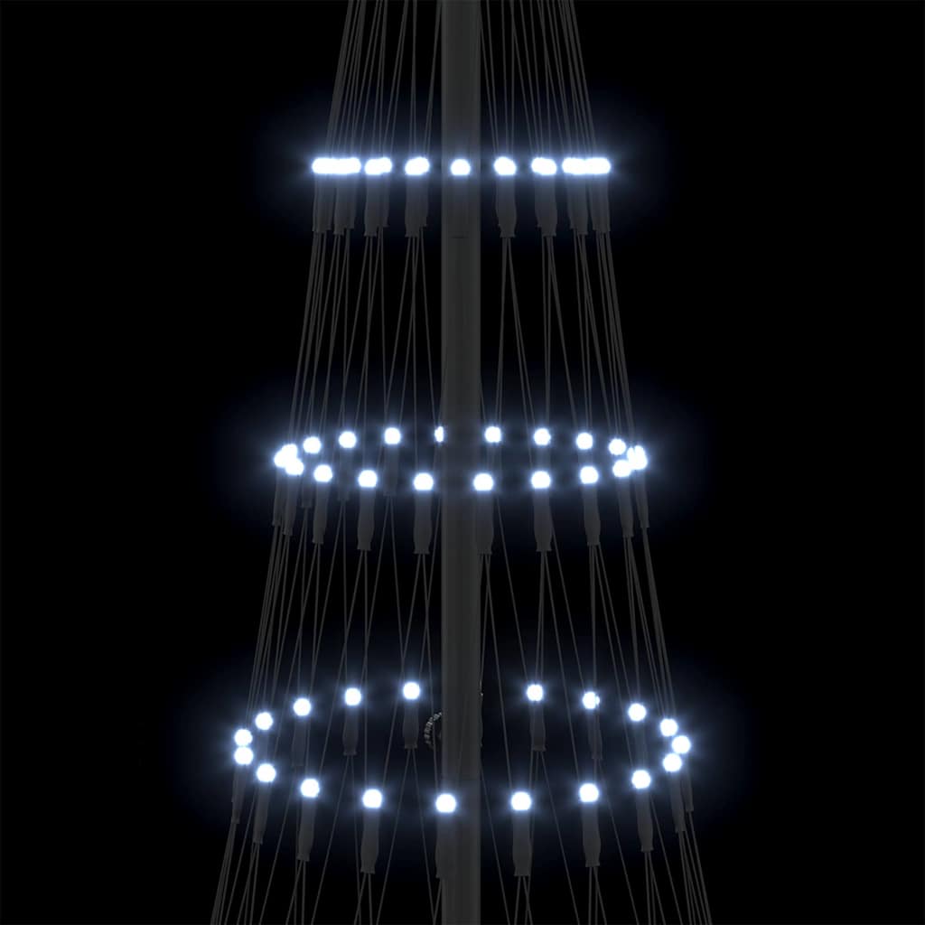 Arbre de Noël LED Blanc froid 71 x 71 x 184,5 cm Métal - XIOS