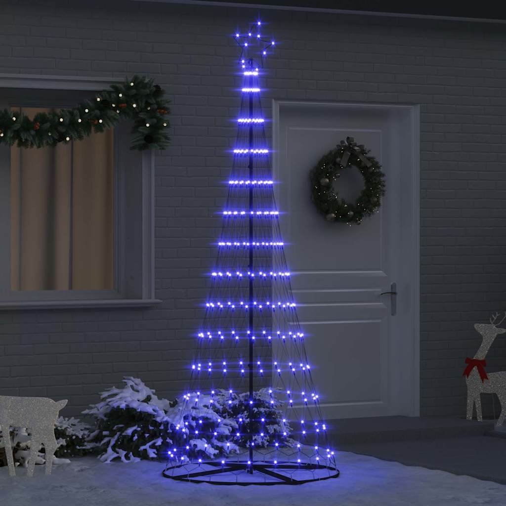 Arbre de Noël LED avec 290 LED Bleu 100 x 100 x 250 cm Métal - XIOS