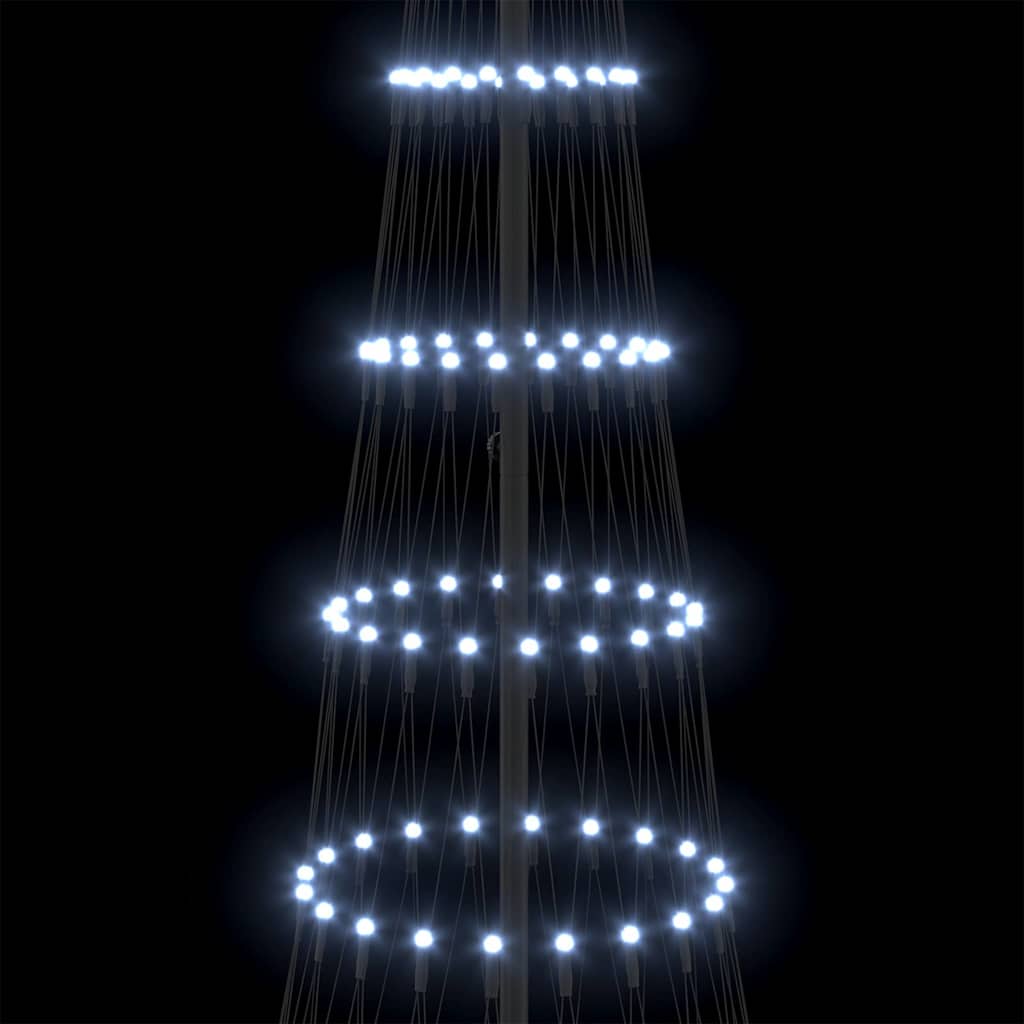 Arbre de Noël LED Blanc froid 100,5 x 100,5 x 302,5 cm Métal - XIOS