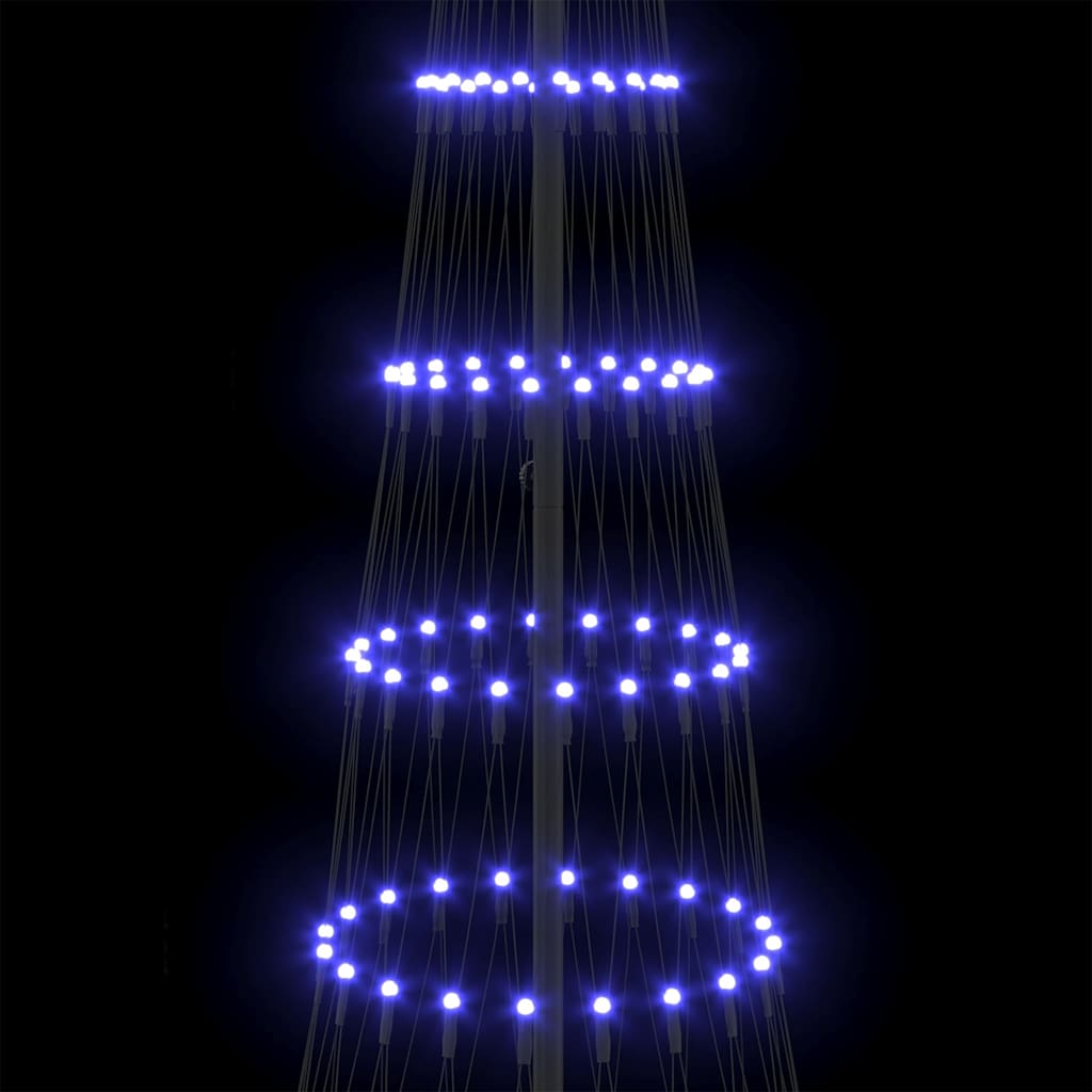 Arbre de Noël LED Bleu 100,5 x 100,5 x 302,5 cm Métal - XIOS